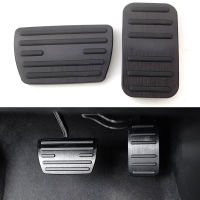 2PCS Black Aluminum Accelerator + Brake Foot Pedal Decoration Covers Fit For Honda CRV CR-V 2017 2018 Car Styling Accessories