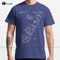 Snowboard Patent - Snowboaring Art - Blueprint Classic T-Shirt Swim Shirt Custom Gift Fashion Tshirt Summer  Xs-5Xl Retro