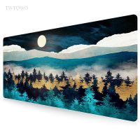 ✤✟✑ Mountain Forest Mouse Pad Gaming XL Custom Computer Mousepad XXL keyboard pad Non-Slip Natural Rubber Carpet Gaming laptop