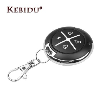 ✚► KEBIDU 433MHZ Round Cloning Remote Control 4 Key Buttons Copy Remote Controller Switch Home Smart Device For Garage Door Gate