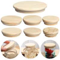 Reusable Bottle Sealing Caps Compatible Kitchen Organization Wide Mouth Cover Wood Lids Canning Storage Mason Jar Lid Bar Wine Tools