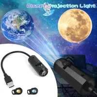 ✁ Newest Mini USB Moon Light Projector Led Globe Star Galaxy Lamp Night Lighting for Home Atmosphere Lighting Room Decor Wall Gift