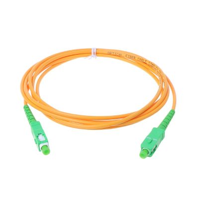 SC/APC-SC/APC-SM 3มม. สายจัมเปอร์ไฟเบอร์ออปติก Single Mode Extension Patch Cord