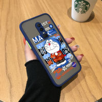 เคส Case4you สำหรับ OnePlus 6 OnePlus 6T เคสแข็งมีน้ำค้างแข็งโปร่งใสเคสโทรศัพท์การ์ตูนโดราเอมอน