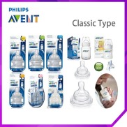 Núm Ti Thay Bình Sữa Philips AVENT Classic đủ size