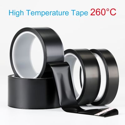 33M Black Kapton Tape Insulation Voltage Resistant Matte Shading High Temperature Resistant Polyimide Adhesive Tape 1Roll