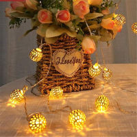 Navidad Decor 2m 5m Diameter 2.5cm Warm Light Morocco LED Ball Light String Christmas Decorations for Home Wedding Fairy Garland