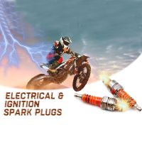 Motorcycle Spark Plug A7TJC Modification GY6 50Cc 70Cc 90Cc 110Cc 125Cc ATV Dirtbike 50 125 150Cc 3 Electrode Spark Plug