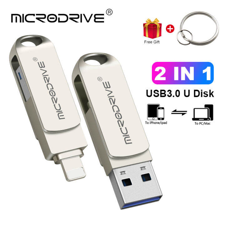 【2023】USB 2 in 1 flash drive for Apple usb flash drive 32GB pendrive