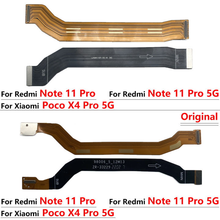 10หน่วย-redmi-note-11-pro-5g-x4-poco-pro-5g-penyambung-papan-utama-usb-lembaga-paparan-lcd-flex-bahagian-pembaikan-kabel