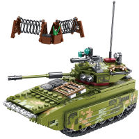 City WW2 Military Technical Iron Bloodheavy Equipment Tank Car Trucks Model Building Blocks Figures Bricks Toys For Boys
