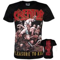 เสื้อวง KREATOR PleasureToKill The ROXX รุ่นใหม่ ไซส์ S M L XL 2023