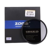 Zomei HD Galss PRO วงกลม CPL กรองโพลาไรซ์เลนส์กล้องถ่ายรูป49มม. 52มม. 55มม. 58มม. 67มม. 72มม. 77มม. 82มม.