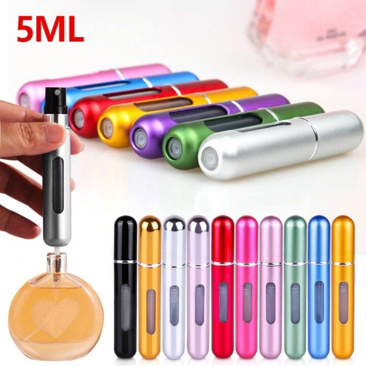 LAOO 5ml Travel Sample Vials Cosmetic Container Liquid Selfpumping
