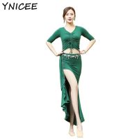 【YD】 Belly Costume Set Female Skirt Goddess Training Bellydancing Performance Clothing