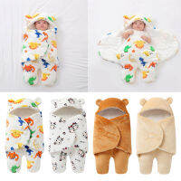 ฤดูหนาวนุ่มอบอุ่นถุงนอนเด็กผ้าฝ้ายซับ Flannel ทารกแรกเกิดผ้าห่ม Swaddle Wrap Thicken Baby Cocoon Sleepsack