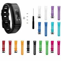 เหมาะสำหรับGarmin Vivosmart Hrสายนาฬิกาซิลิโคนสมาร์ทสร้อยข้อมือซิลิโคนTpu WristbandSiliconeสายนาฬิกาข้อมือแบบนุ่มสบายสร้อยข้อมือสายสำรองสำหรับVivosmart HR