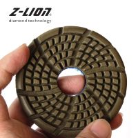 Z-LEAP 3 2PCS Concrete Diamond Polishing Pad Wet Use Floor Grinding Disc Angle Grinder Floor Grinding Machine Buffing Wheel