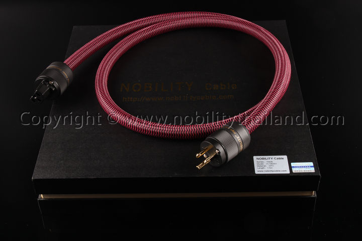 nobility-ac-power-cable-สายท้ายเครื่อง-audio-grade-รุ่น-hawk-h-180dy-ยาว-1-1-5m-2m