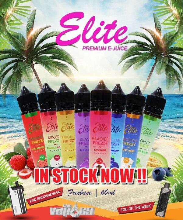 Elite Premium EJuice SaltNic/ Freebase Lazada
