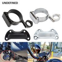 Motorcycle Speedometer Side Mount Relocation Bracket Cover W/ Handlebar Top Clamps For Harley Sportster 883 XL1200 1993-2015