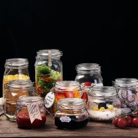 Sealed cans glass food bottles honey lemon passion fruit pickles jars lids household small storage jars