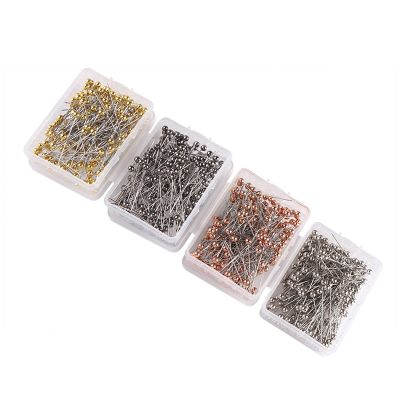 Safety Pins Metal 38mm Round Dressmaking Weddings Corsage Florists Sewing Pin Mixed Color Accessories 100pcs/box