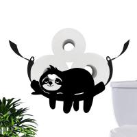 Sloth Toilet Paper Holder Adhesive Funny Sloth Shaped Paper Rolls Stand Wall Mount Hanging Napkin Rack Bathroom Accessories