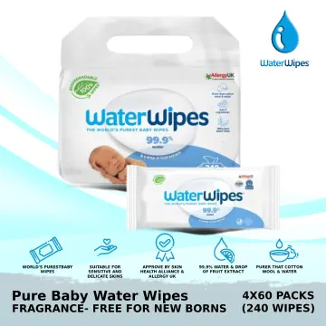 Buy Now WaterWipes Bio Baby Wipes Set 4x60