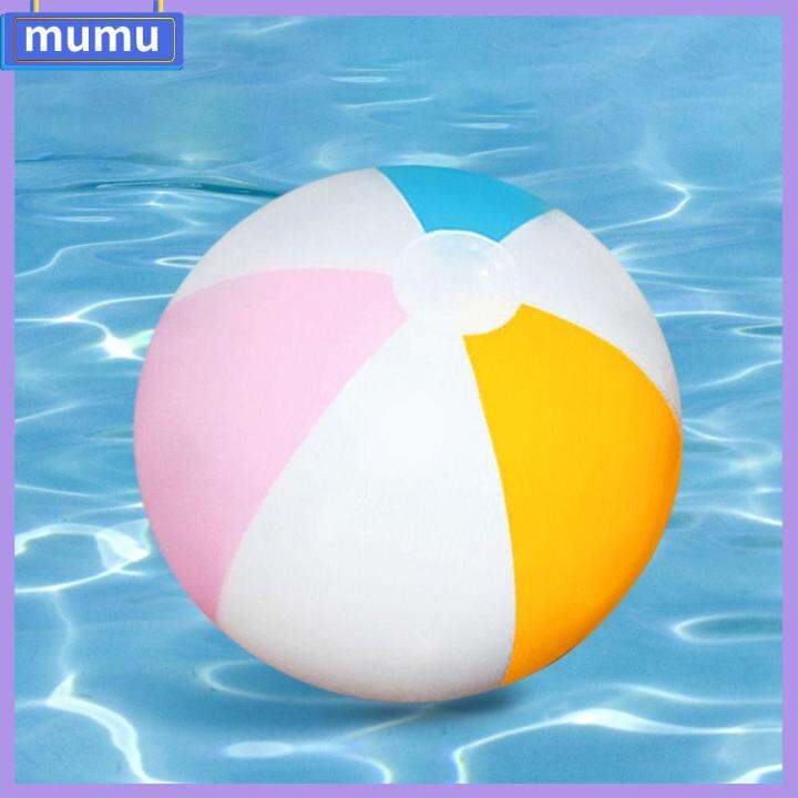 MUMU PVC Inflatable Beach Ball Big 30cm Blow Up Beach Balls Fun Party