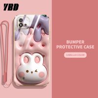 YBD2023ใหม่3D เคสโทรศัพท์สำหรับหญิงสาวน่ารักลูกกวาดสำหรับ OPPO Realme C20 C20A แม่นยำเคสกล้องแม่นยำเคส Realme C11 2021 โทรศัพท์ฝาปิดรูปแบบน่ารักพร้อมสายคล้องฟรี