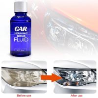 【CW】 Car Headlight Scratch Remover Fast UV Protection Car Light Cleaner Headlamp Service Fluid Automotive Headlight Restoration Kit