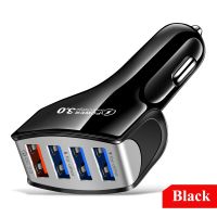 【Factory-direct】 Unex Lanka Tradings 4พอร์ต USB Car Charger Fast Charging Adapter สำหรับโทรศัพท์มือถือ5V 3.1A Quick Charge 3 Phone Charger Adapter สำหรับ Iphone Xiaomi