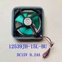 ชิ้นส่วนพัดลมทำความเย็นในตู้เย็น0.24A DC15V 12539JH-15L-BU ขนาด12ซม. ของแท้ชิ้นส่วนใหม่