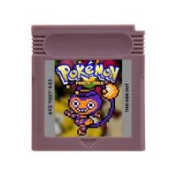 ตลับเกมซีรีส์ GBC Pokemon 16บิตเครื่องเล่นวิดีโอเกมการ์ดสีดำสีขาวทองสีเงินสีบรอนซ์97 2สำหรับ GBC GBA