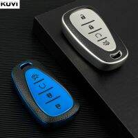 SHJGKFD Leather TPU Car Remote Key Case Cover for Chevrolet Chevy Malibu Camaro Cruze Traverse Spark Equinox Sonic Volt Bolt