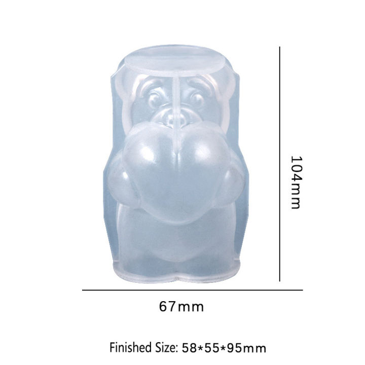 3d-bear-silicone-mold-aromatherapy-candle-silicone-mould-handmade-candle-making-mould-candle-making-mold-bear-mold