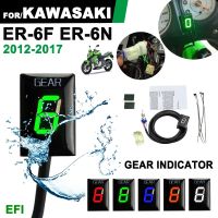 ☁อุปกรณ์เสริมสำหรับรถจักรยานยนต์ของ Kawasaki ER6N ER6F ER-6N ER-6F 2012 2013 2014 2015 2016 2017 EFI 6เกียร์แสดงความเร็ว