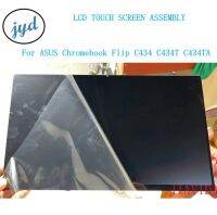 สำหรับ ASUS Chromebook พลิก C434 C434T C425TA C434TA C425แอลซีดีหน้าจอสัมผัสชิ้นส่วนกระจกตัวข้อมูลดิจิตัลแผงจอแสดงผล FHD1920X1080ใหม่