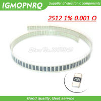 50ชิ้น2512ตัวต้านทาน SMD 1 ตัวต้านทานโลหะผสม0.001R 0.001โอห์ม1mR R001 2W igmopnrq