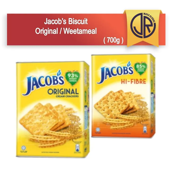Jacob S Original Cream Crackers Weetameal Tin G Lazada