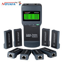 NOYAFA NF-8108M ทดสอบสายเคเบิลเครือข่ายที่มี8ระยะไกลวัดความยาวติดตามเครื่องมือเครือข่ายสำหรับ STP Utp คู่สายบิด