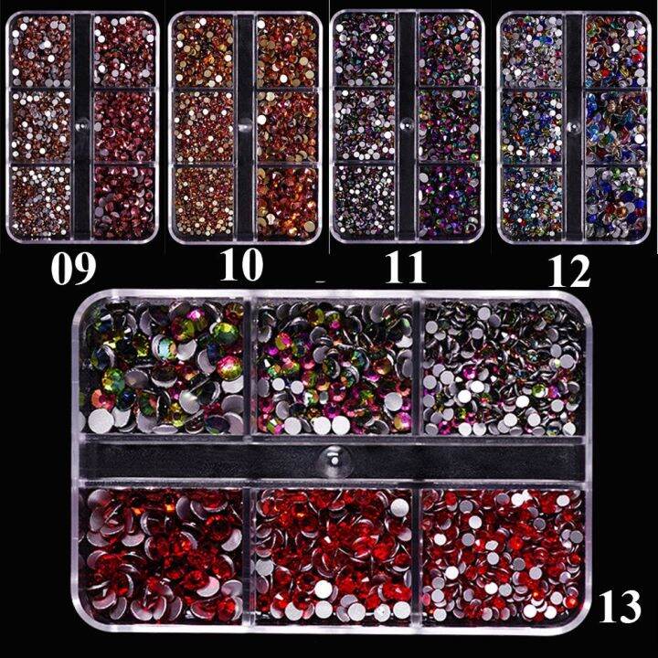 curtes-shiny-diy-nail-art-decorations-flat-bottom-nail-glitter-jewelry-3d-nail-rhinestones-6-gridsbox-colorful-glass-crystal-mixed-shape-manicure-accessories