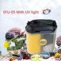 Boyu พิพิธภัณฑ์สัตว์น้ำกรองปลาภายนอกพร้อมตัวกรองกล่องตัวกรองน้ำบ่อปลา Efu 05 Uv5w