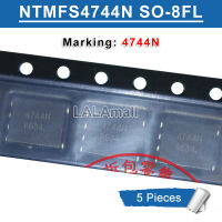 5Pcs NTMFS4744N SO-8FL เครื่องหมาย4744N NTMFS4744NT1G SMD N-Channel 30V/53A MOSFET ใหม่เดิม