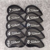 Titleist Branded New Golf Club Iron Headcover (456789PA.S) Pu Leatehr Waterproof for Iron Head Cover Protect