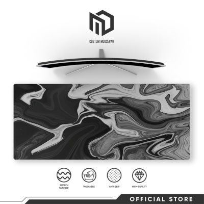 MD Custom Mousepad Marble Abstract 001 Custom Printed Large Extended Mouse Pad Gaming Mousepad Stitched Edge