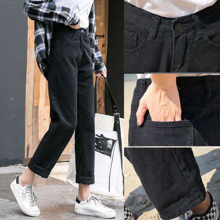 ashion-jeans-high-waist-straigh-denim-pants-casual-trousers