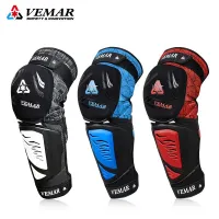 VEMAR Knee Pads Motorcycle Anti-fall Motocross Knee Protection DH MX MTB Moto Mountain Bike Cycling Knee Guards Protectors Knee Shin Protection