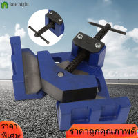 【Clearance】【เครื่องมือช่าง】4Inch 90°Right Angle Corner Clamp Heavy Duty Iron Welding Fixture Blue 103mm